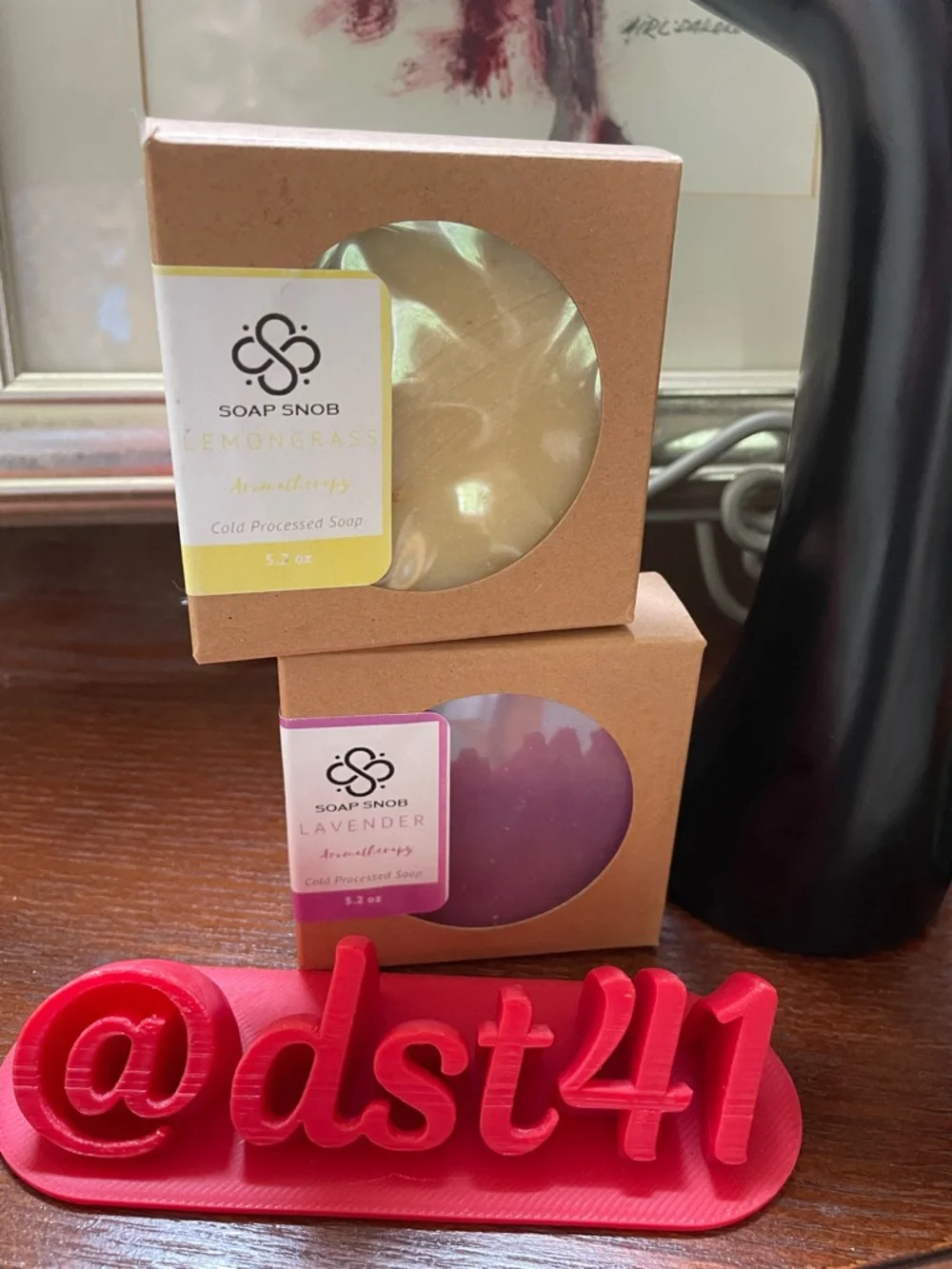 Soap Snob -Cold Processed Soap Duo 2/$20 (OMG, Black-AVAILABLE )-NIB